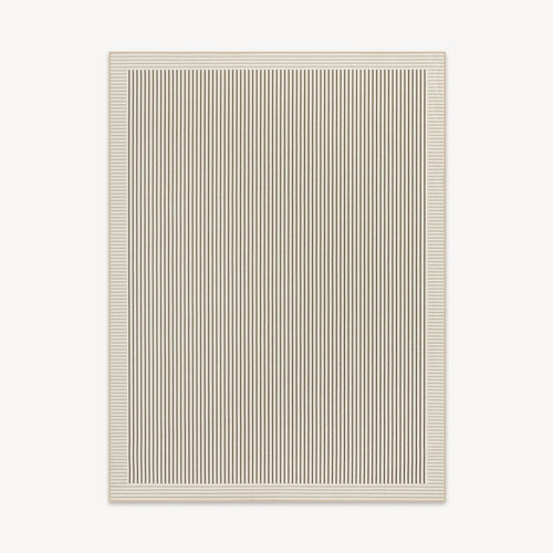 Tappeto Linear Elegance, facile da pulire, resistente, antiscivolo, adatto agli animali domestici, minimalista, zerbino da ingresso per interni