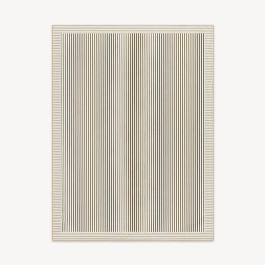 Tappeto Linear Elegance, facile da pulire, resistente, antiscivolo, adatto agli animali domestici, minimalista, zerbino da ingresso per interni