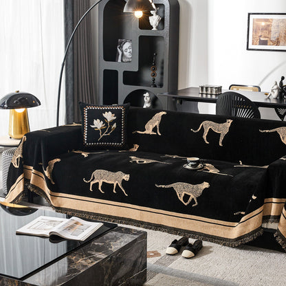 Copridivano anti-pilling Safari Elegance