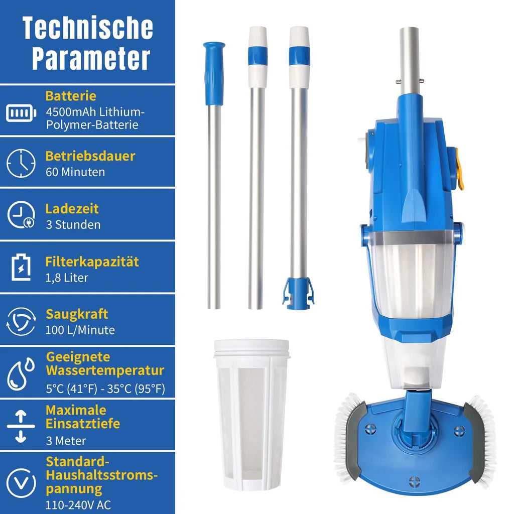 Aspiratore per piscina Contenuto della confezione – Vivotee
