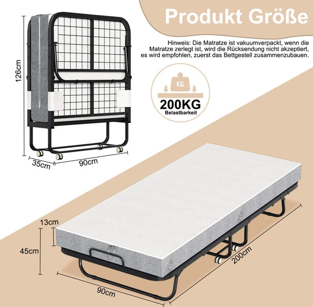 Brandina pieghevole Vista dettagliata – Vivotee