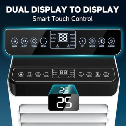 climatizzatore portatile 7000 btu vista posteriore – Vivotee