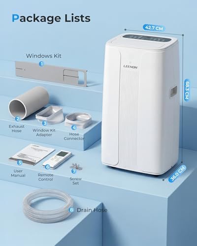 condizionatore portatile 14000 btu vista laterale – Vivotee