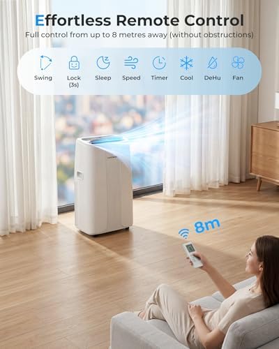 condizionatore portatile 14000 btu primo piano – Vivotee