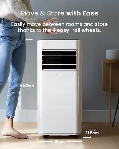 condizionatore portatile 7000 btu primo piano – Vivotee