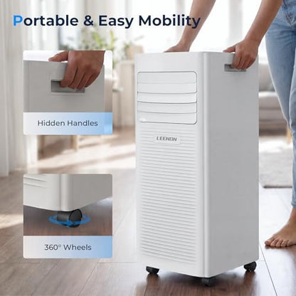 condizionatore portatile 9000 btu vista laterale – Vivotee