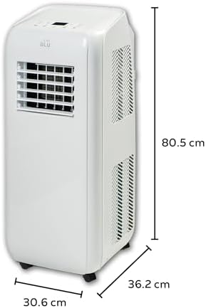 condizionatore portatile 9000 btu vista laterale – Vivotee