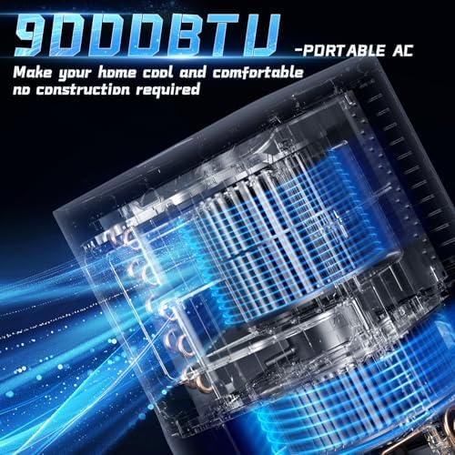 condizionatore portatile 9000 btu primo piano – Vivotee