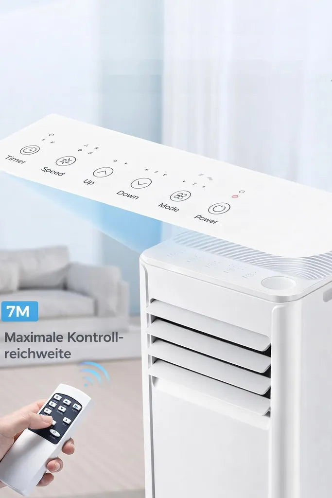 Condizionatore portatile 9000 BTU Vista prodotto – Vivotee