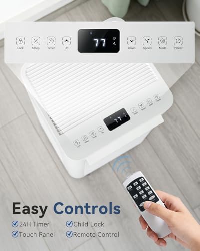 condizionatore portatile 9000 btu wifi dettaglio – Vivotee
