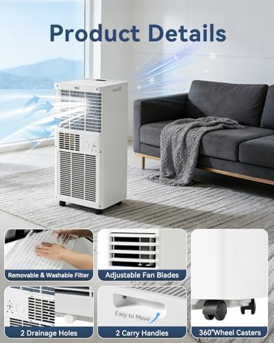 condizionatore portatile 9000 btu wifi ambientazione – Vivotee