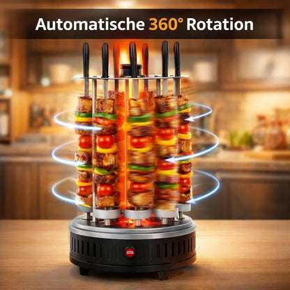 Girarrosto elettrico verticale Vista dettagliata – Vivotee