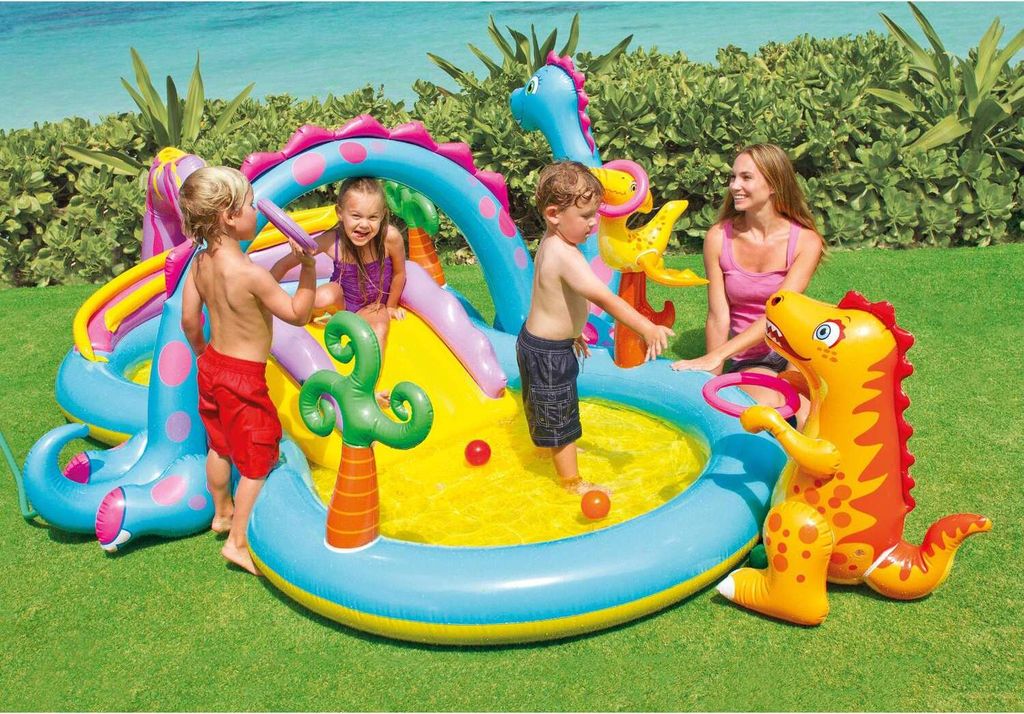 Piscina gioco bambini Dinoland Primo piano 2 – Vivotee