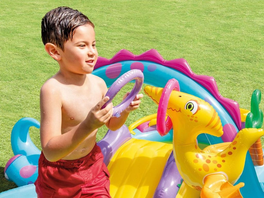 Piscina gioco bambini Dinoland Vista prodotto 2 – Vivotee