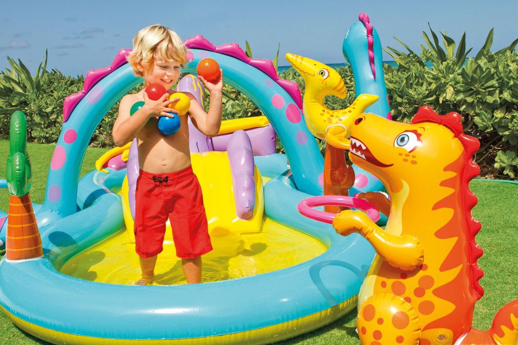 Piscina gioco bambini Dinoland Vista dettagliata 3 – Vivotee
