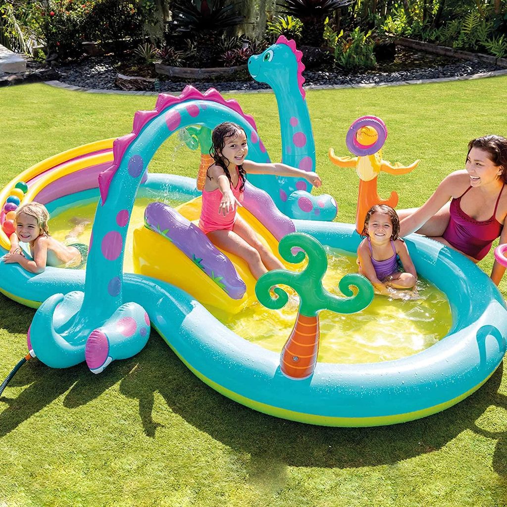 Piscina gioco bambini Dinoland Vista dettagliata – Vivotee