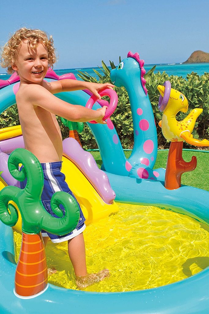 Piscina gioco bambini Dinoland Vista dettagliata 2 – Vivotee