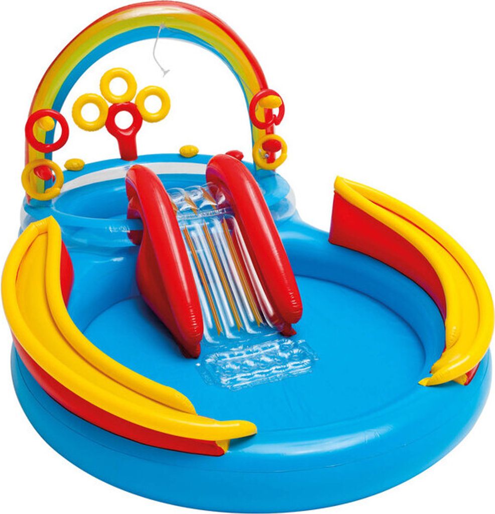 Piscina gioco bambini Rainbow In uso 2 – Vivotee