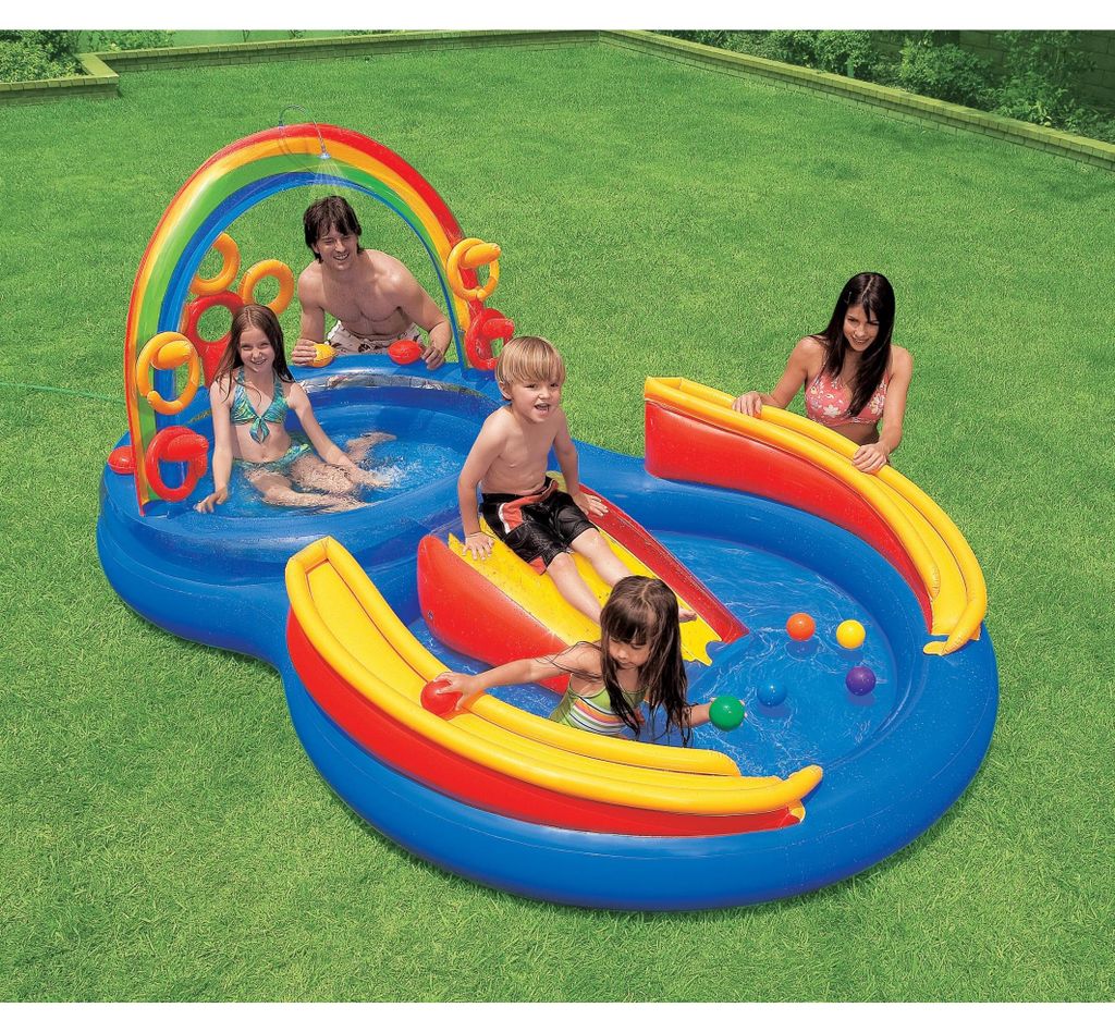 Piscina gioco bambini Rainbow Vista dettagliata – Vivotee