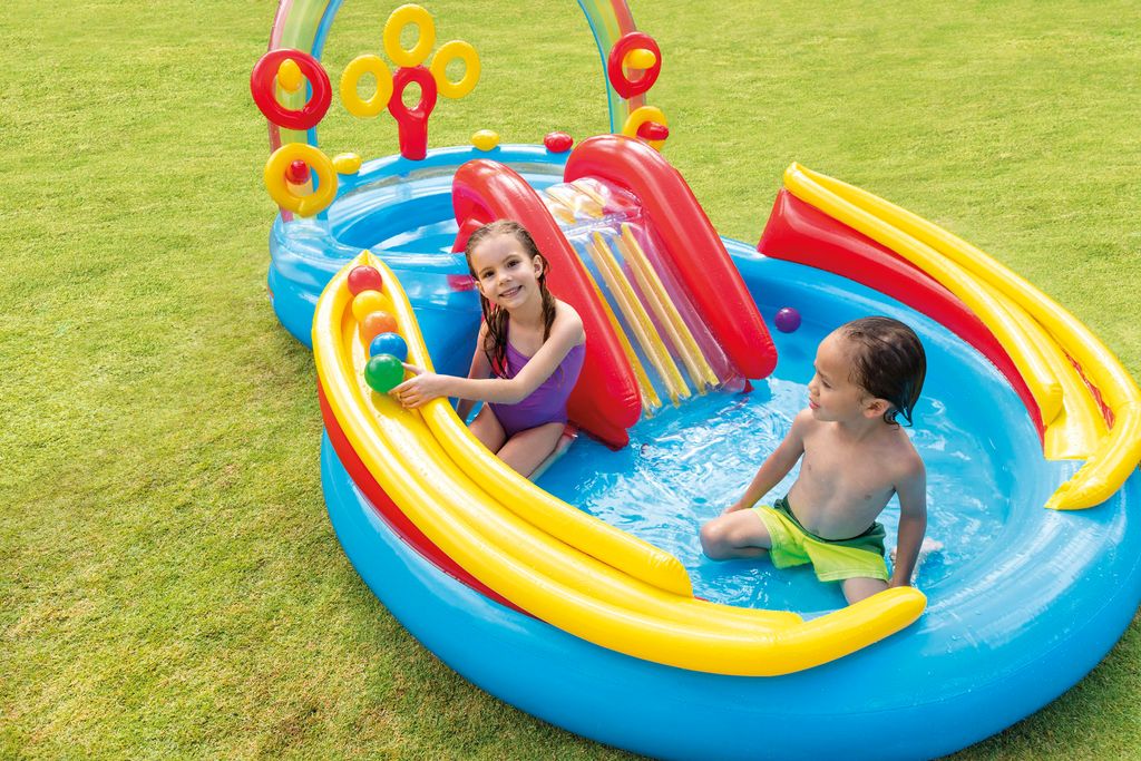 Piscina gioco bambini Rainbow Primo piano – Vivotee