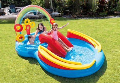 Piscina gioco bambini Rainbow In uso – Vivotee