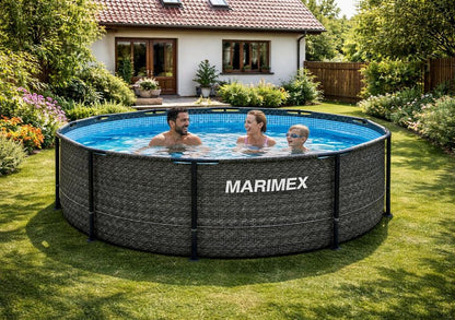 Piscina fuori terra rattan Vista dettagliata – Vivotee