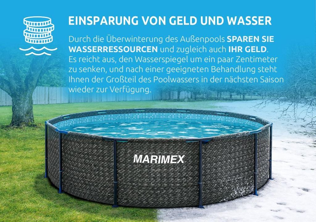 Piscina fuori terra rattan In uso – Vivotee