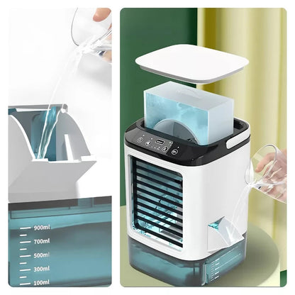 Vivotee Raffrescatore d'Aria Portatile con Umidificatore e Luce LED Notturna - vista 5