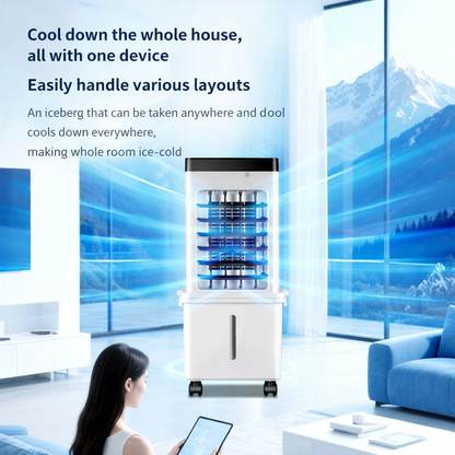 Vivotee Raffrescatore d'Aria Portatile Senza Finestra 3 in 1 per Casa e Ufficio - vista 2