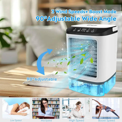 Raffrescatore d'aria portatile Vista dettagliata – Vivotee