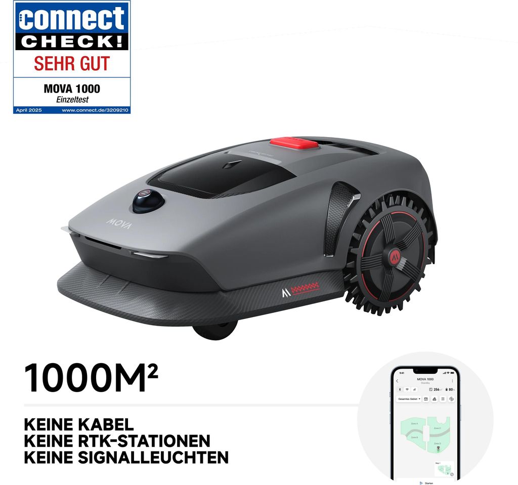Robot tagliaerba Vista laterale – Vivotee