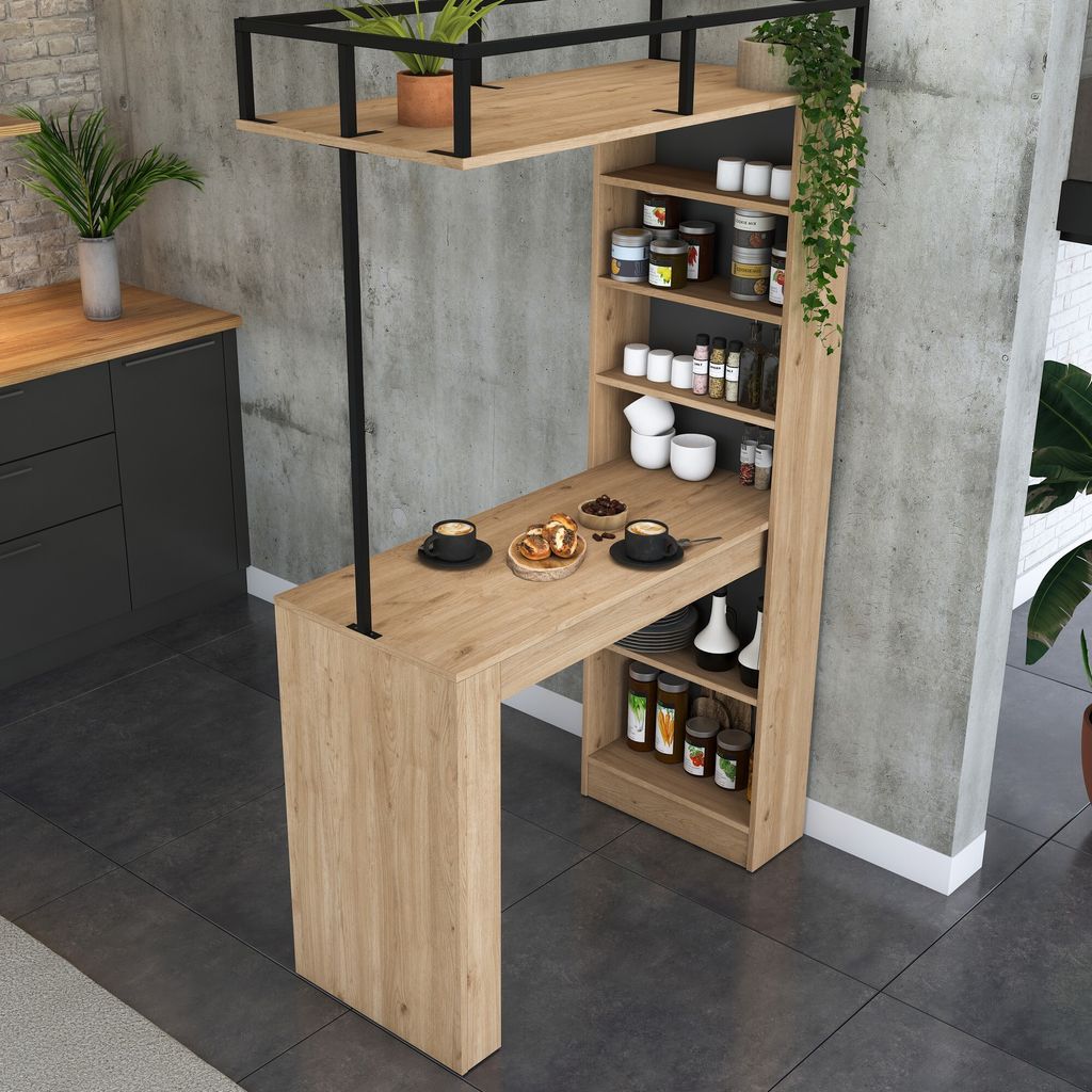 Tavolo da pranzo in noce Vista dettagliata – Vivotee