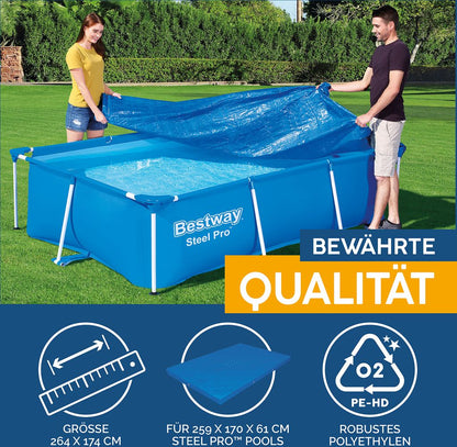 Telo copertura piscina Vista dettagliata – Vivotee